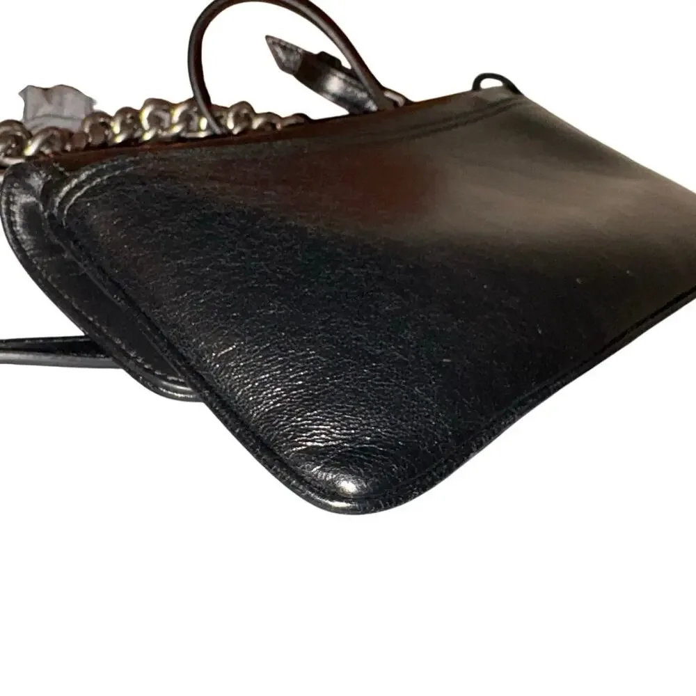 Balenciaga BB Soft Flap Smartphone Crossbody Bag Black Leather Dust Bag - Picture 4 of 15